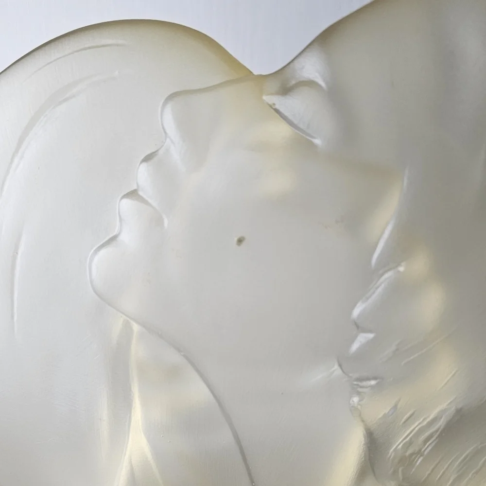 Vintage Lovers Lucite Sculpture By Mirage LTD Bohemia NY 1960s